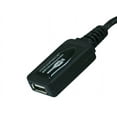 thumbnail image 2 of Monoprice USB 2.0 Extension Cable - 32 Feet - Black | USB Type‑A Male to Type‑A Female, Active, 28/24AWG, Repeater, Kinect & PS3 Move Compatible, 2 of 6