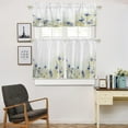 thumbnail image 5 of Kitchen Curtains Valances, Flower Bird Plant Spring Summer Fall Floral Short Rod Pocket Valances for Windows for Bedroom, Bathroom, 1 Panel, 42" W x 12" L, 5 of 6
