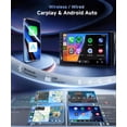 thumbnail image 2 of Estéreo para coche Orderich Single Din de 7 pulgadas con Carplay inalámbrico Android Auto, 2 of 7