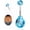 Blue, variant on 14G G23 Pure Titanium Belly Button Ring for Women Internally Threaded Belly Ring Teardrop Navel Ring CZ Belly Button Piercing Jewelry 10MM