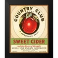 thumbnail image 2 of Retrolabel 20x24 Black Modern Framed Museum Art Print Titled - Country Club Sweet Cider, 2 of 5