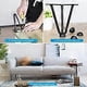 thumbnail image 4 of Set of 4 Table Legs 10cm DIY Furniture Leg for Dining Table Low Desk Black + Leg Protectors and Screws, 4 of 4