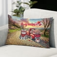 thumbnail image 2 of Be My Valentine's American Shorthair Truck Full of Love Flower Balloon Pillowcase Double Sided Cat Lover Kitten Owner Gifts Pillow Case Covers - 02029, 2 of 3