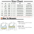 thumbnail image 4 of Abcnature Women Daily Comfort Bras Printing Gathered Together Plus Size Daily Bras Underwear no Rims, 4 of 4