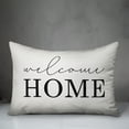 thumbnail image 2 of Creative Products Welcome Home Script White and Black 14x20 Indoor / Outdoor Pillow, 2 of 2