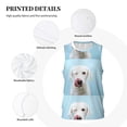 thumbnail image 3 of Rocae Puppy Licks Nose for Men's Basketball Jersey Lightweight and Breathable Athletic Tank Top,Quick-Drying Sports Jersey Large, 3 of 9