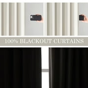 Topfinel 90 Inches Long Cream Velvet Curtains for Bedroom, Back Tab Light Blocking White Curtains with Hooks, Room Darkening Double Sided Drapes,Set of 2