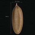 thumbnail image 4 of 5X Nordic Decorative Tray Gold Leaves Shape Serving Tray Jewelry Pallet Fruit Snack Dish Table Storage Organizer (Small), 4 of 5