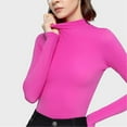 thumbnail image 7 of Rigardu Slim Fit Shirts for Women Long Sleeve Going Out Tops Basic Tees Women Casual Printing Short Sleeves V Neck Loose T Shirt Blouse Tops, 7 of 7