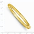 thumbnail image 2 of 14K Yellow Gold 3/16 Oversize Florentine Engraved Hinged Bangle Bracelet, 2 of 6