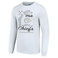 thumbnail image 2 of Men's Starter White Kansas City Chiefs Arch City Long Sleeve T-Shirt, 2 of 3