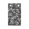 thumbnail image 1 of Floral Hanging Pocket Organizer, Botanical Composition of Eucalyptus Flower Herbal Minimalistic Pattern, Printed Polyester Storage Bag with Pockets, 9" x 27", Charcoal Grey Pale Pink, 1 of 2