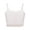 Pink, variant on CHICTRY Girls Basic Crop Top Cotton Knit Rib Tank Top Sports Vest Yoga Gym Training Camisole White 8-10
