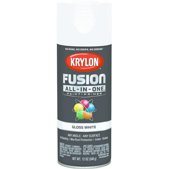 Krylon Diversified Brands 251104 12 oz White Gloss Spray Paint