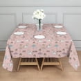 thumbnail image 3 of Ballerina Unicorn Princess Pattern Square Tablecloth,Waterproof Square Table Cover,Wipeable Spillproof Washable Table Cover for Home Kitchen Party Decor 52"x52"(132x132cm), 3 of 6
