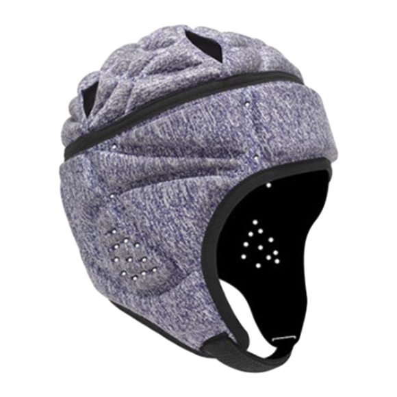 Casco de rugby para adultos, casco de fútbol, protector facial transpirable, gorro de rugby Púrpura