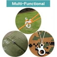 thumbnail image 5 of 10 PCS Stainless Steel 3 Holes Knot Rope Buckle, Cord Adjuster Tent Rope Tensioner, 3 Holes Adjusters Ultralight Rope Buckle Cord Adjuster for Tent Camping Hiking Backpacking Outdoor Activity, 5 of 5