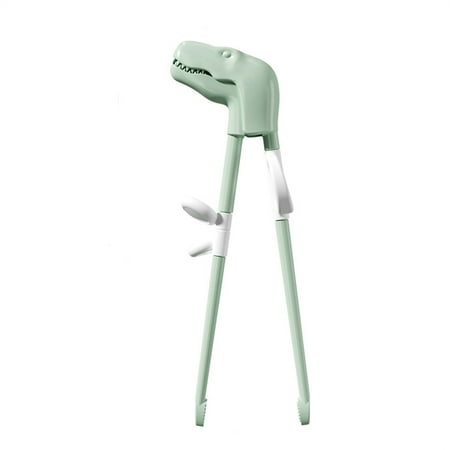 

Grandest Birch 1 Set Baby Chopsticks Interesting Portable Dinosaur Shape Children Training Chopsticks for Home Cute Stable Intere