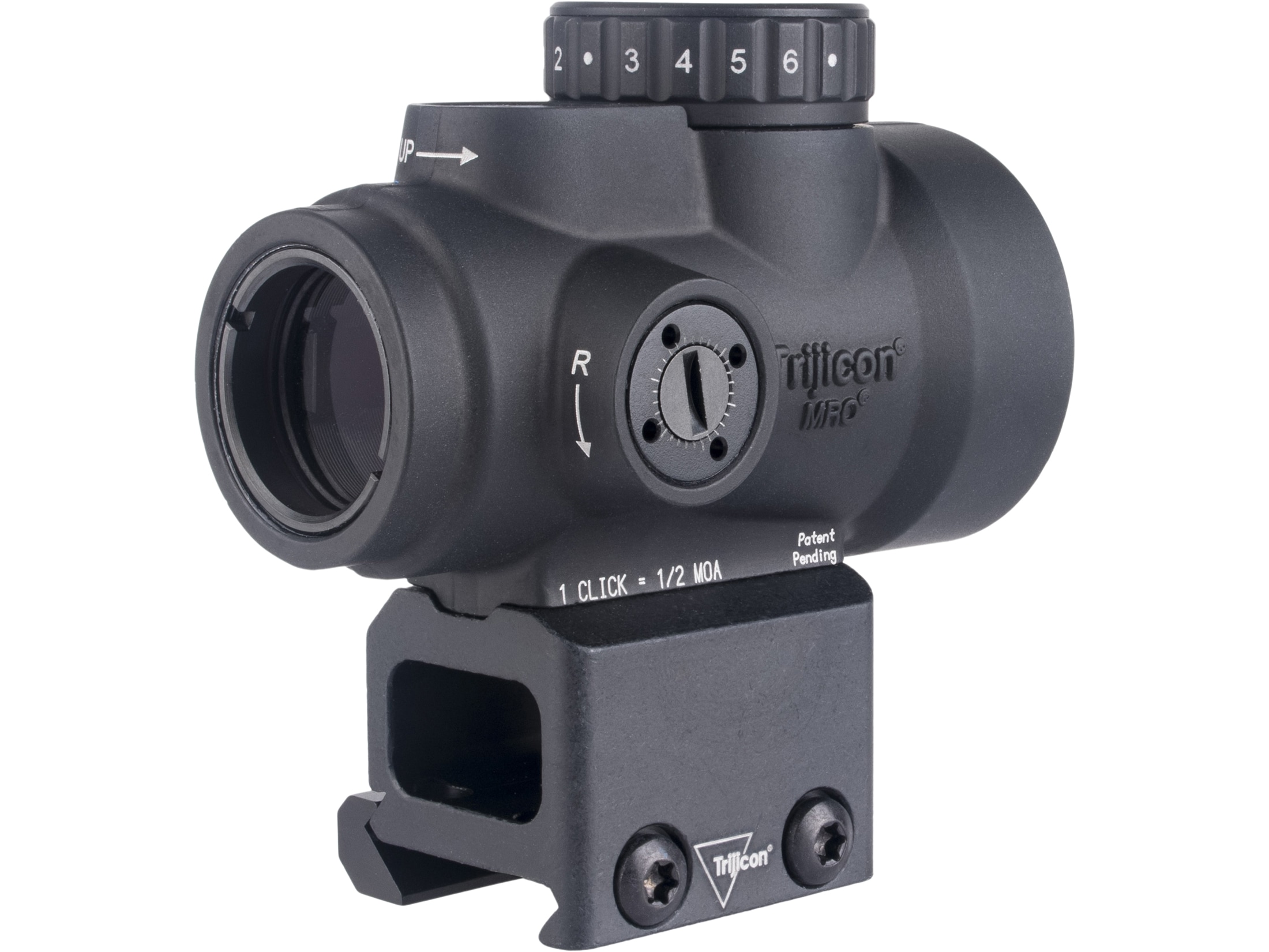 Trijicon MRO SD Green Dot Sight Green 2 MOA Reticle Matte Black 1/3 Co-Witness Mount