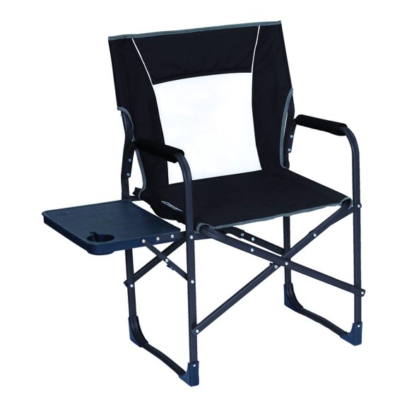 GCI Outdoor Slim-Fold Black Director's Folding Chair