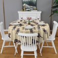 thumbnail image 2 of Cute Labrador Round Tablecloth 60"x60",Wrinkle Wipeable Table Cloth for Kitchen Dining Room Picnic Patio Party, 2 of 6