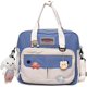 thumbnail image 1 of Lindos Bolsos Mochila Kawaii Bolsa De Mensajero para La Escuela,Mochilas Estéticas Computadora Portátil Multifunción Ita Japonesa para Adolescentes Niñas Niños-Azul, 1 of 5