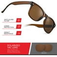 thumbnail image 4 of Polarized Sunglasses for Men Women Classic Vintage 80s Shades UV Protection Sun Glasses, 4 of 6