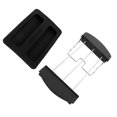 thumbnail image 4 of 2 fundas de silicona para tostadora, tapa para panificadora, rejilla para tostar pan, soporte para sándwiches, accesorios para calentar tostadas, color negro, 4 of 8
