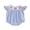 Blue, variant on BemeyourBBs Baby Girls Romper, Fly Sleeve Stripes Embroidery Stars Bow Bodysuit
