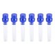 thumbnail image 1 of 6 Piezas Tapa Universal para Tanque de Combustible de Gas Tubo de Manguera de Ventilación de Aire Tubo de Válvula de Respiradero de Tanque Unidireccional con Bola de Acero para ATV Dirt Bike Motocicleta Azul Unique Bargains tapones de gasolina, 1 of 6