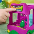 thumbnail image 3 of Véhicule jouet à pousser L’autobus des Aventures et figurine de Barney Le Monde de Barney de Fisher-Price, 3 of 6