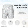 thumbnail image 6 of Picia Household Appliances pattern Mens Swim Trunks with Compression Liner Stretch Beach Shorts Quick Dry with Zipper Pockets No-Chafing Board Shorts-Small, 6 of 9