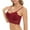 Red, variant on Wmkox8yii Lace Beauty Back Solid Strap Wrap Hollow Out Bra Underwear For Woman