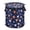 Baseball-Shaped Hearts, variant on Pop-Up Collapsible Laundry Hamper With Zippered Lid Dual Handles 50L Pattern Of Soccer Balls
