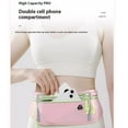 thumbnail image 4 of Ceinture de Course Rose, Solution de Rangement Flexible et Extensible pour Femmes Actives, Noir, Tient 7,2 Pouces, 4 of 6