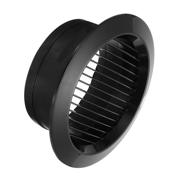 Cubierta de Ventilación Redonda de 6 Pulgadas Uxcell, Ventiladores de Soffit Cubiertas de Ventilación de Techo para Sala de Estar, Negro