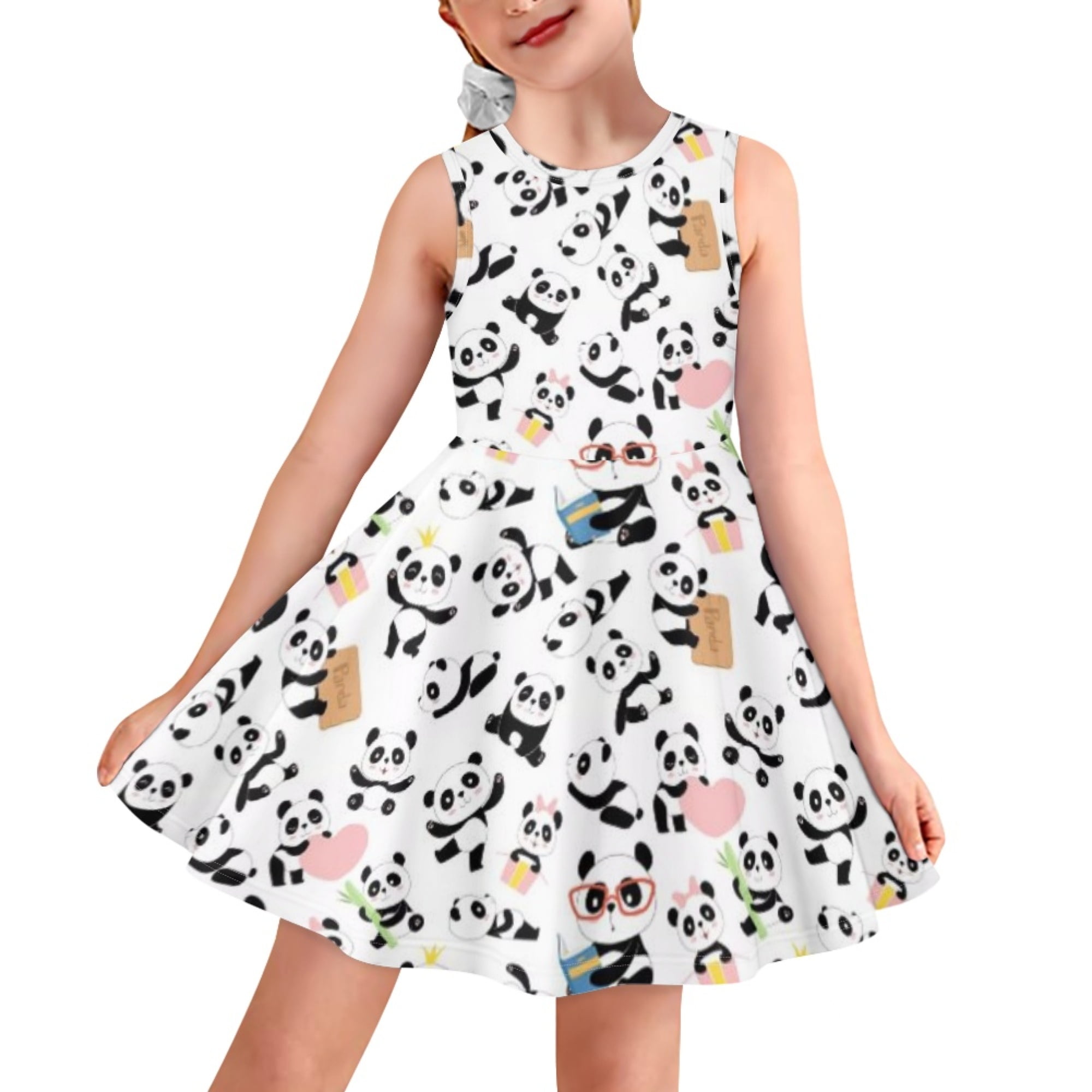 Girls Ditsy Flowers Flying Sleeves Casual Dress For Party - Temu Germany