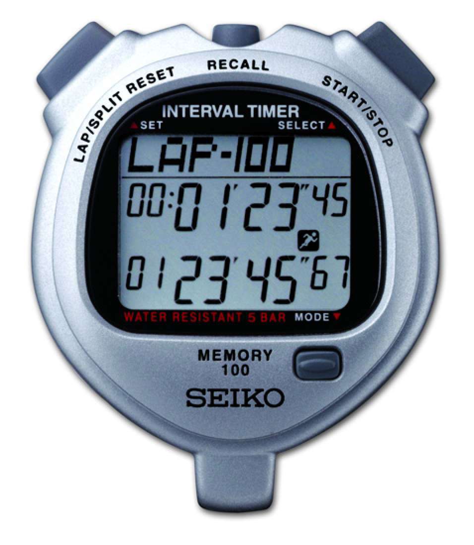Seiko 100 Lap Memory Dual Timer Stopwatch -
