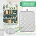thumbnail image 6 of Yayeee Pot Holders Kitchen Heat Resistant with Pocket 7"x9.8" Cotton Oven Cooking Hot Pads, White Shelf, 6 of 7