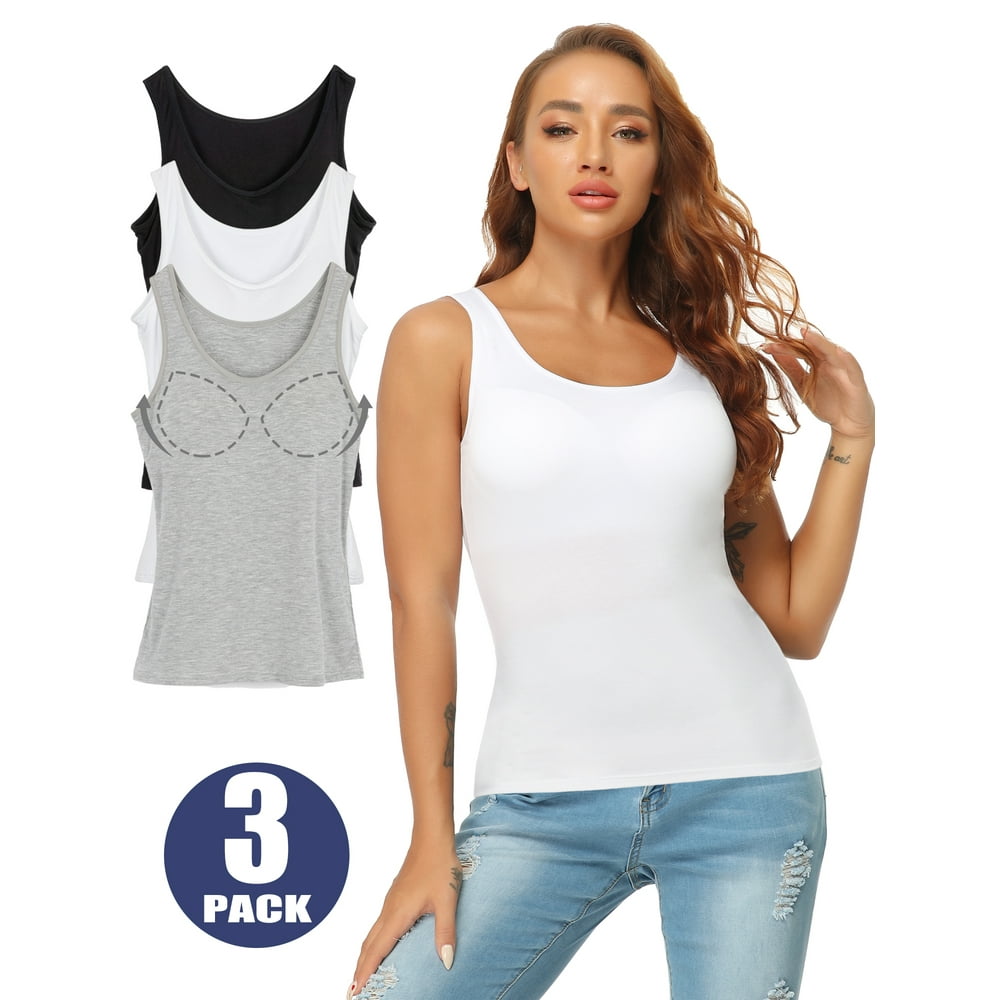 undershirt with shelf bra