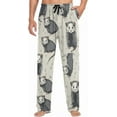 thumbnail image 3 of HPINK-T Pajama Pants Retro North American Opossum Men's Pajama Bottoms Lounge Sleepwear PJs Sleep Pants L, 3 of 5