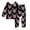 Black, variant on Halloween Toddler Girl Pajamas Cute Bat Boys Pajama Set Long Sleeve Sleepwear Nightwear Pjs Loungewear Black 3Y