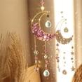 thumbnail image 1 of Clearance! Natural Crushed Stone Amethyst Powder Quicksand Moon Garden Decoration Light Collection Pendant, 1 of 3
