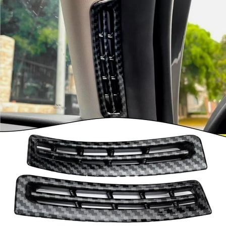 Mduoduo Carbon Fiber Car Interior A-Pillar Air Vent Cover For Hyundai fot Tucson 2022-25 Car Accessories