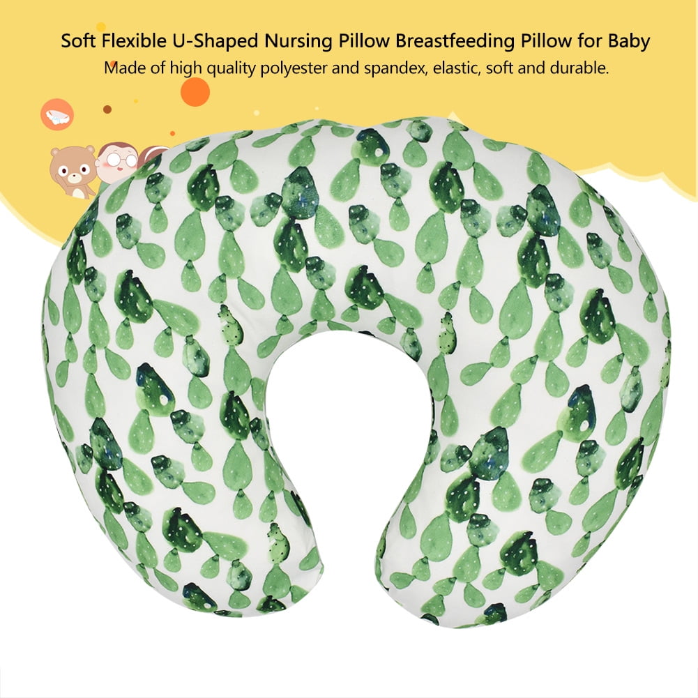 Breastfeeding Pillow Cover Soft Flexible U-Shaped Nursing Feeding Pillowcase Breastfeeding Pillow Case for Baby #4