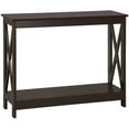 HomGarden Slim Modern Console Table, Espresso Small Space Entry 2
