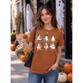 thumbnail image 6 of KimSoong Women Halloween Pumpkin T-Shirt Cute Ghost Graphic Shirt Spooky Season Tee Fall Graphic Short Sleeve Tee, 6 of 16