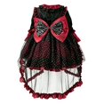 thumbnail image 3 of Girls Halloween Clothes Ruffle Long Sleeve Tutu Dress,Kids Halloween Party Outfit for Role Play, 3 of 6