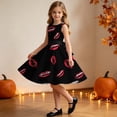 thumbnail image 4 of Piuwrlz Girls Cos Perform Dress for Girl Halloween Party Dresses Red Size 4 T, 4 of 9