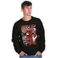 thumbnail image 3 of Athlete Popeye Step Up Your Game Men's Crewneck Sweatshirt Brisco Brands S, 3 of 6